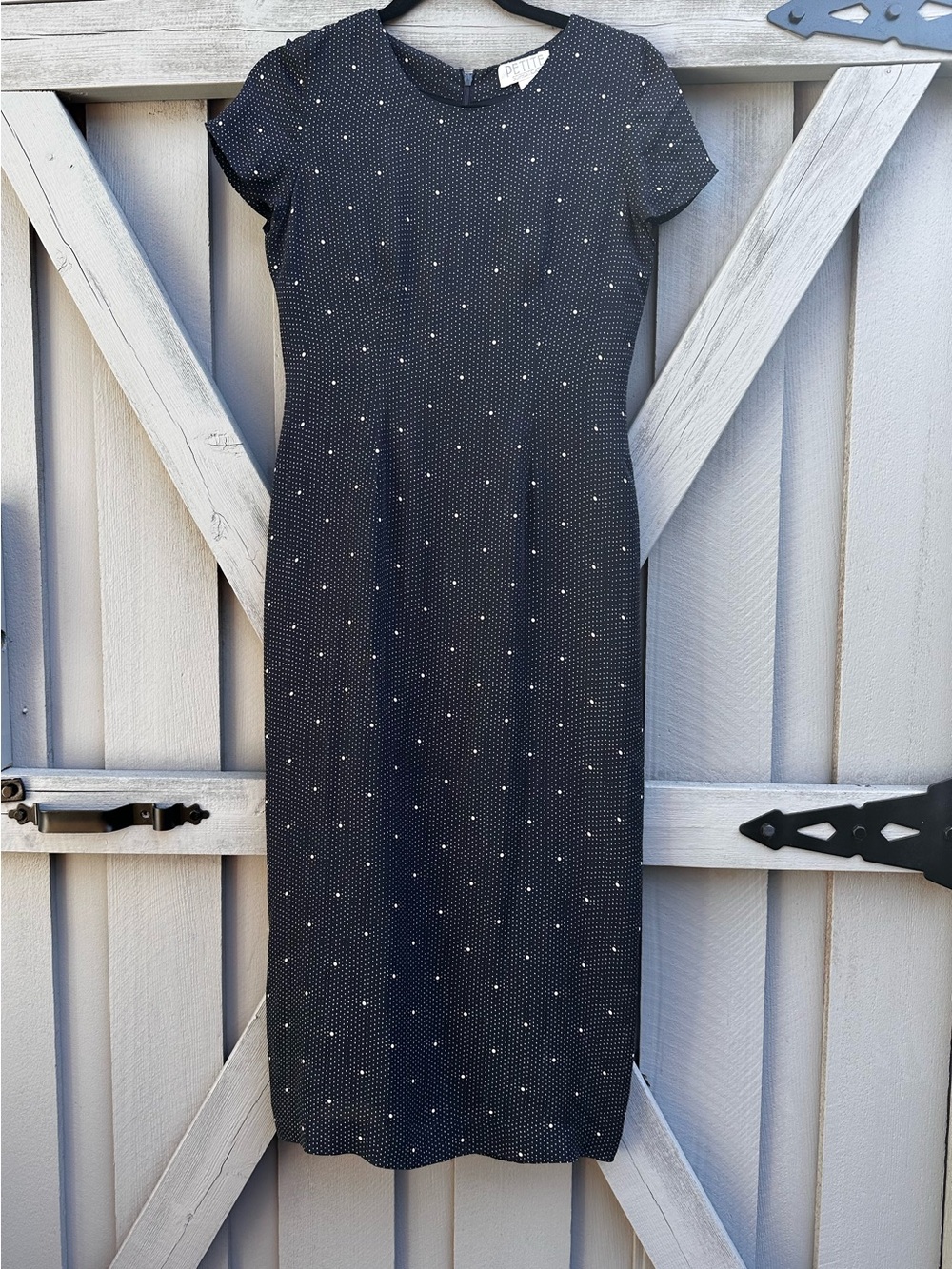 Vintage Petite Sophisticate 100% Silk Dress – Size 4 Petite